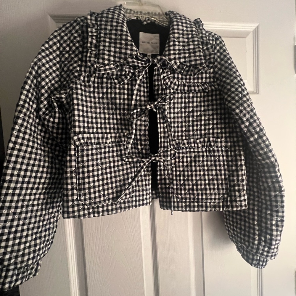 Avec Les Filles Black and White jacket - Picture 2 of 7